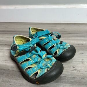 Keen Kids Teal and Yellow Adventure Sandals